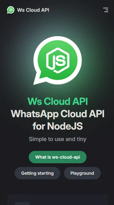 Captura de pantalla del proyecto Ws Cloud API