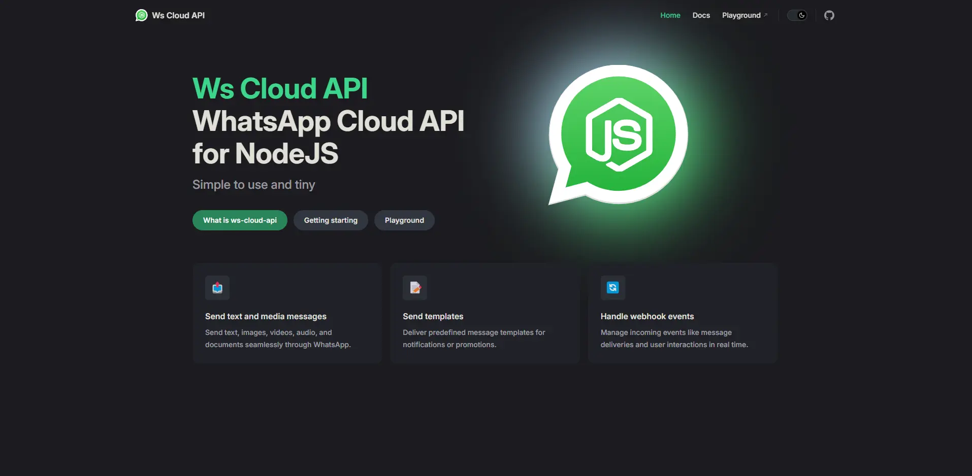 Captura de pantalla del proyecto Ws Cloud API